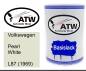 Preview: Volkswagen, Pearl White, L87 (1969): 500ml Lackdose, von ATW Autoteile West.